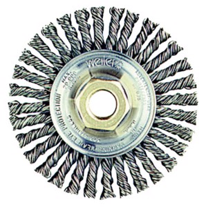 Roughneck Max Stringer Bead Wheel, 13131, 4" Diameter, 0.020" Steel Fill, 5/8"-11 Arbor Thread