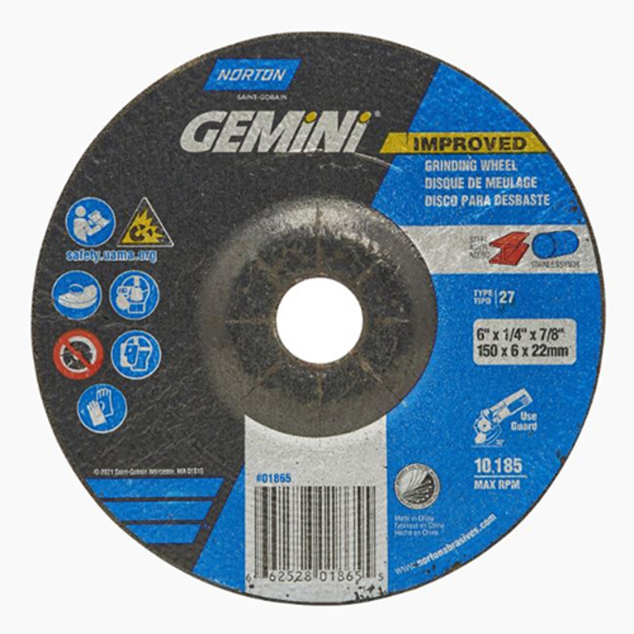 Gemini A AO Grinding Wheel, Type 27