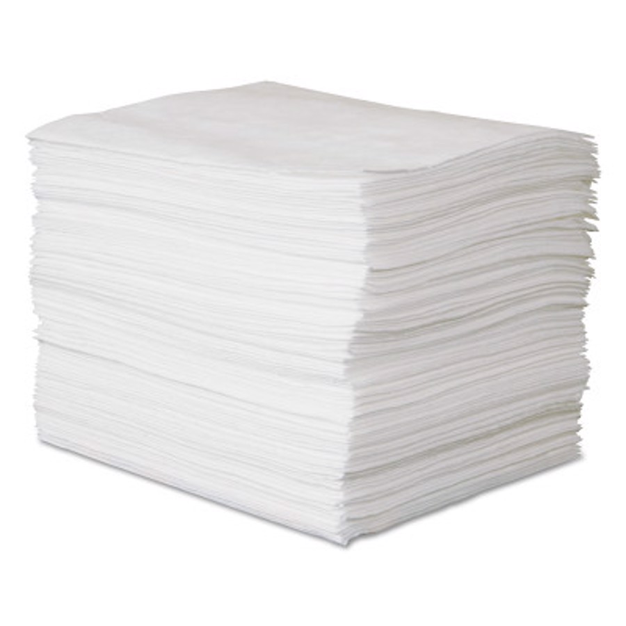 Oil-Only Heavy-Weight Absorbent Pads, Absorbs 35 gal, 15 in x 19 in