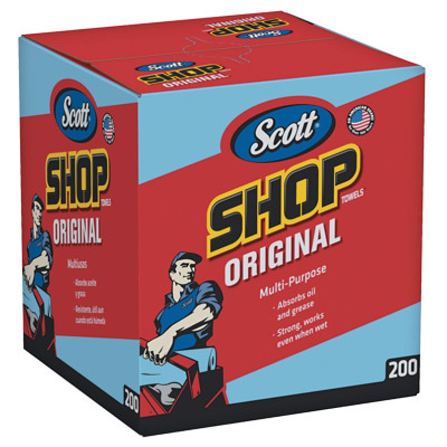 Scott Shop  Towels, Pop-Up Box, Blue