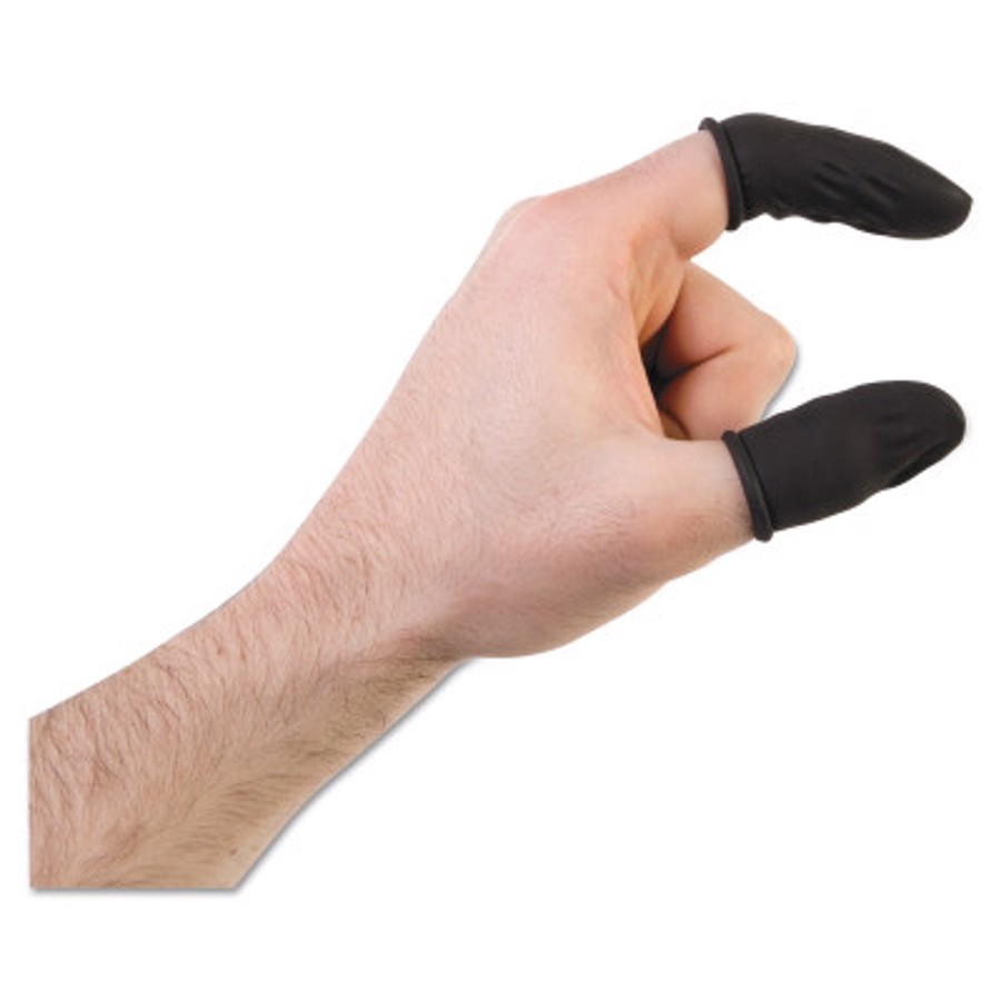 Nitrile AntiStatic Finger Cots, 145LNR, Rolled, XLarge, White