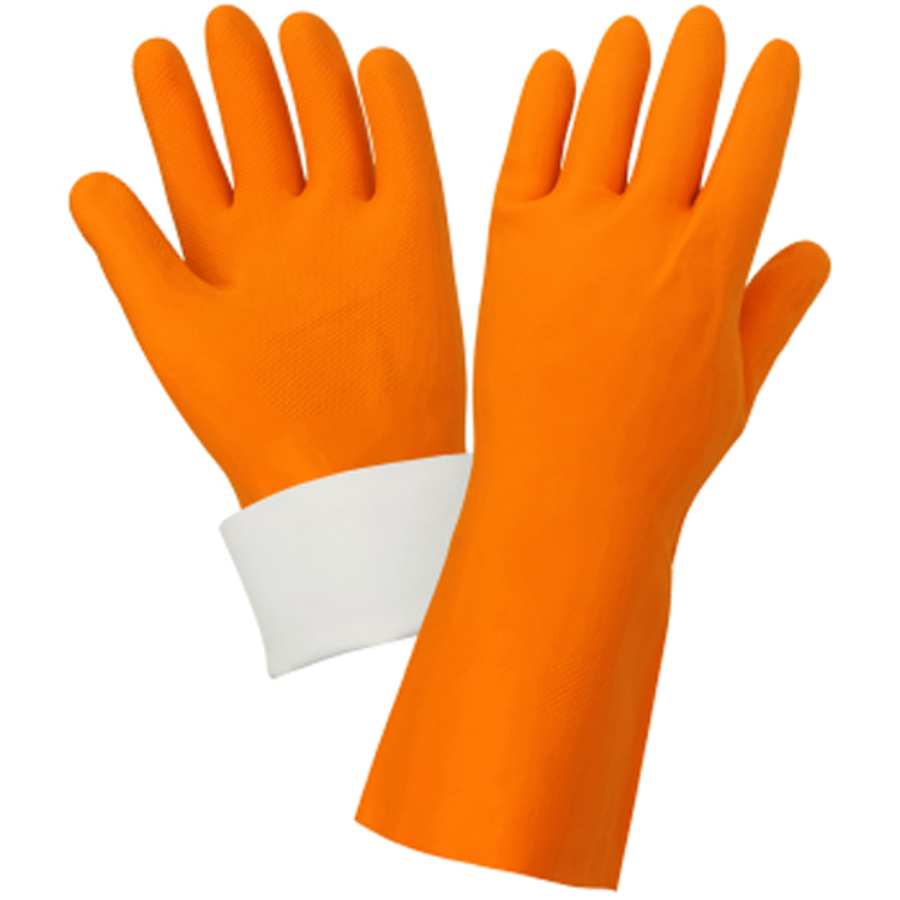 30FT Unsupported Flock-lined Latex Glove