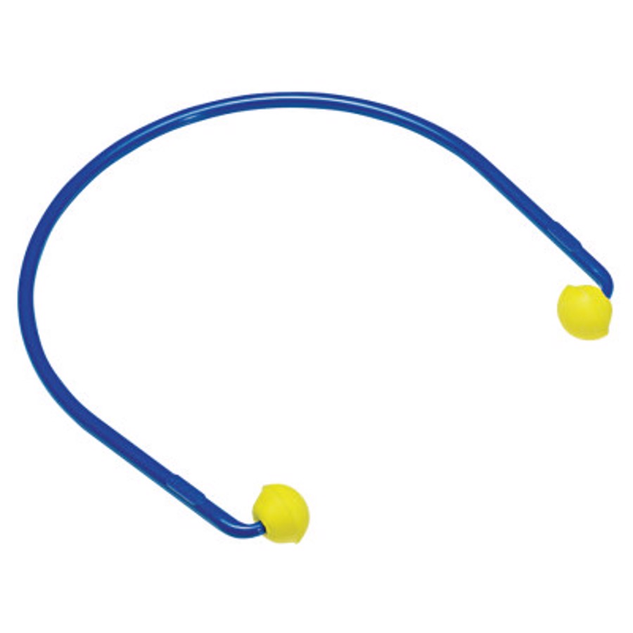 E-A-R Caps Model 200 Earplug Band, 321-2101, Yellow, Banded, 17 dB