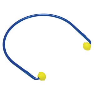 E-A-R Caps Model 200 Earplug Band, 321-2101, Yellow, Banded, 17 dB