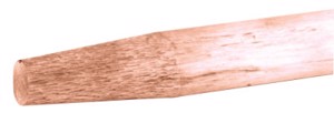 Wooden Broom Handles, Hardwood, 60 in x 1 1/8 in dia.