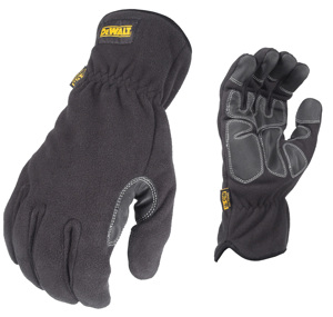 Dewalt Fleece Cold Weather Work Gloves, DPG740, Black