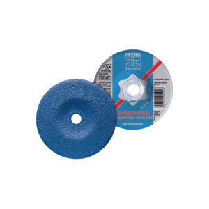 CC-GRIND Solid SG INOX Grinding Disc, 61215, 4-1/2" Diameter, 7/8" Arbor, 24 Grit
