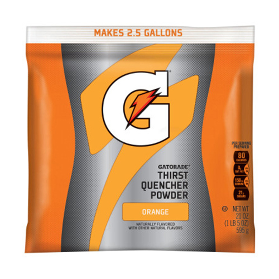 Gatorade Instant Powder Pouch, 21 oz, Orange