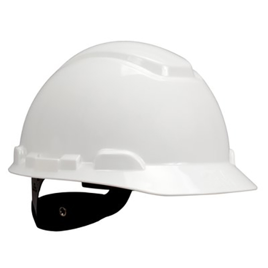 3M Hard Hat w/UVicator, Non-Vented, 4-Point Suspension