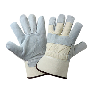 Standard Grade Split Cowhide Leather Palm Gloves, 2250, Gray