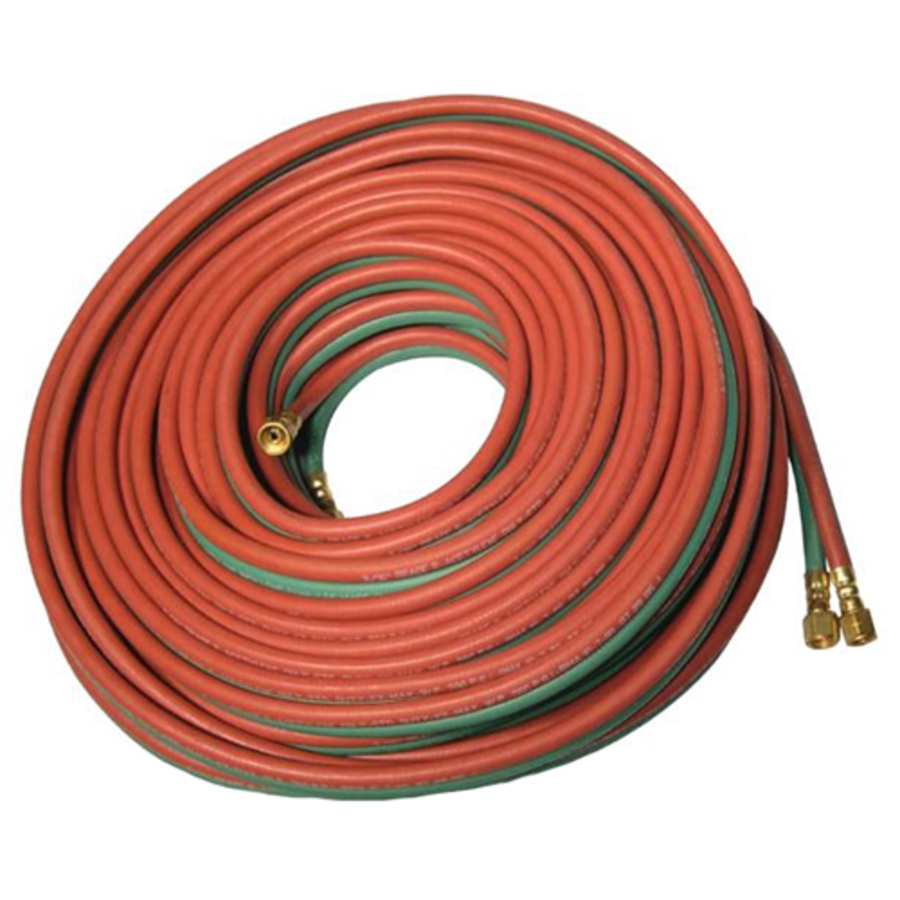 Twin Welding Hose, 907-LB504, Acetylene Only, 1/4", 50'