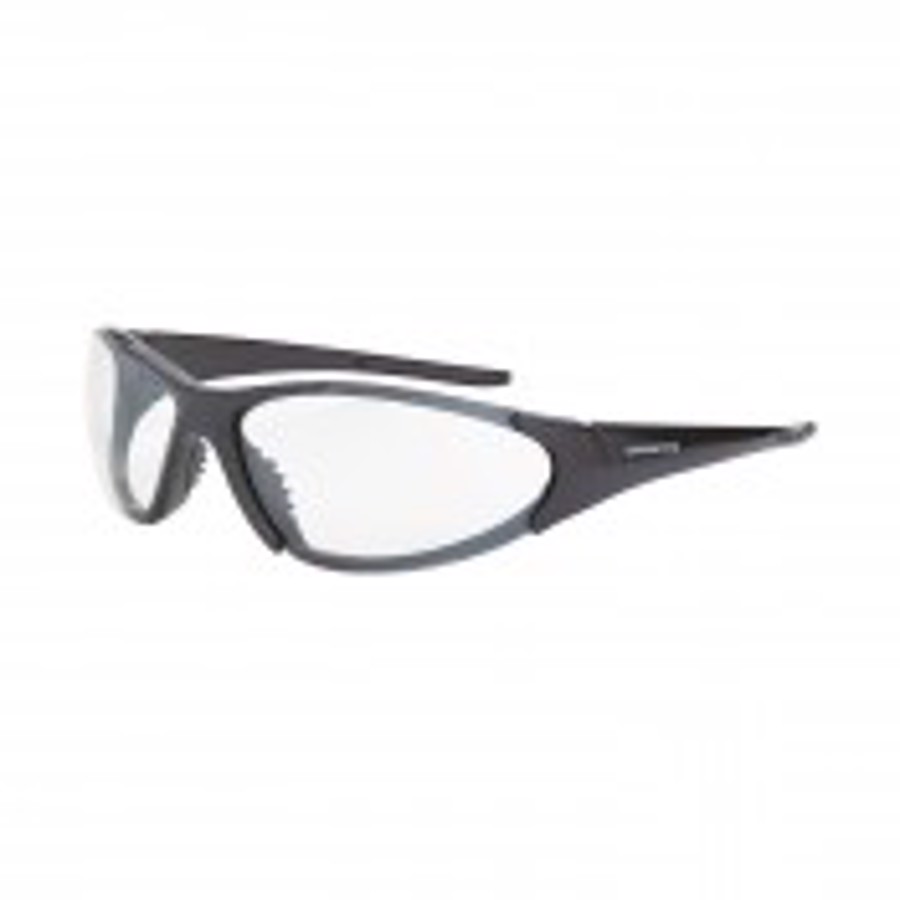 Crossfire Core Safety Glasses Shiny Pearl Gray Frame, Clear Anti-Fog Lens