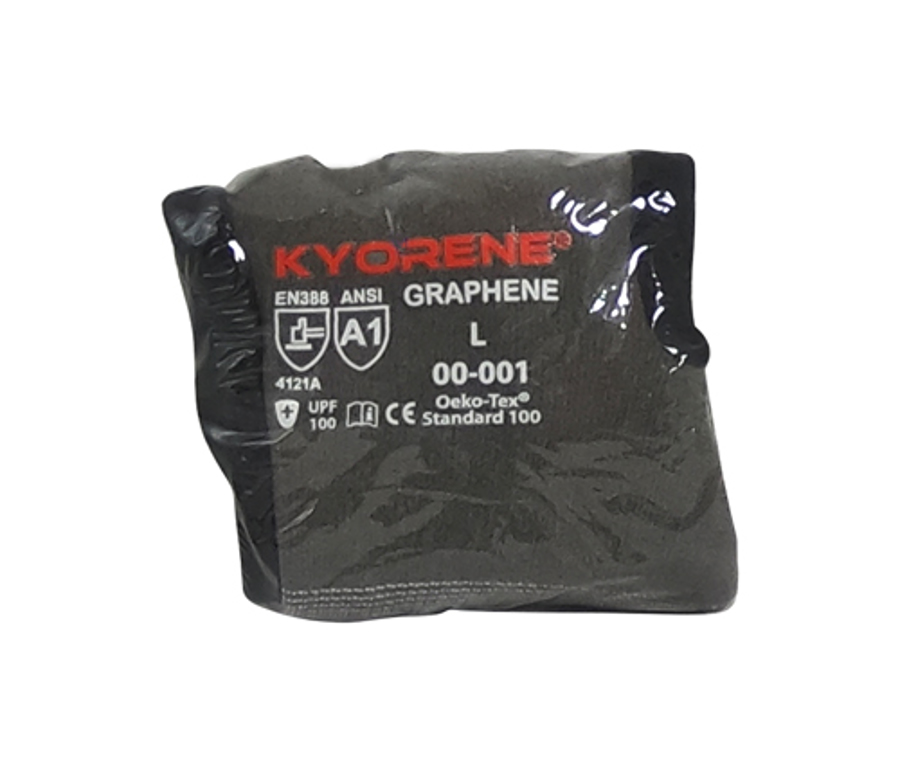 Kyorene Gloves w/HCT Micro-Foam Nitrile Palm Coating, 00-001V, Black/Gray, 2X-Large