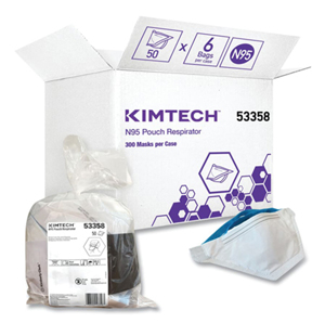 Kimtech N95 Pouch Disposable Respirators, 53358