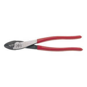 Crimping Tools, 9-3/4 in, 10-22 AWG, Red