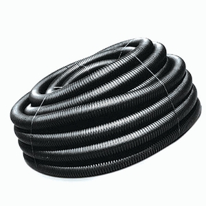HDPE Solid Single Wall Agriculture Drain Pipe, Plain End, Soil Tight