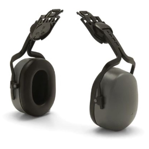 CM60 Series Cap Mounted Earmuffs, CM6010, Black, 22 dB