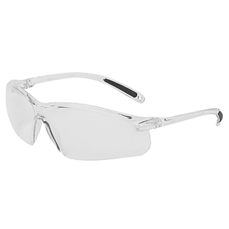 Uvex A700 Series Safety Glasses, A700, Clear Lens, Anti-Scratch/Hard Coat, Clear Frame