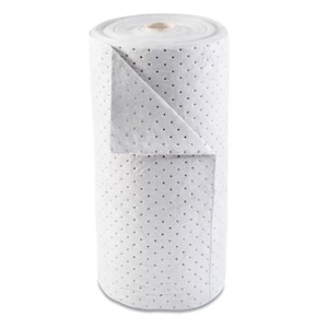 Oil-Only Sorbent Rolls, Heavy-Weight, Absorbs 24 gal, 30 in x 120 ft