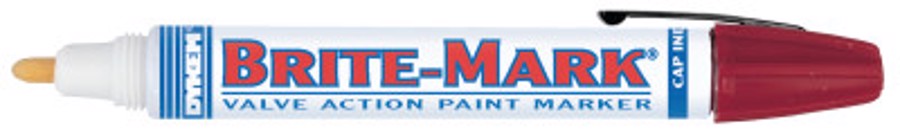 BRITE-MARK Valve Action Permanent Liquid Paint Marker