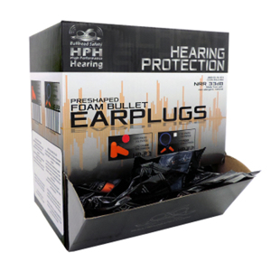 Bullhead Safety, HP-F1, Uncorded Polyurethane Foam Earplugs