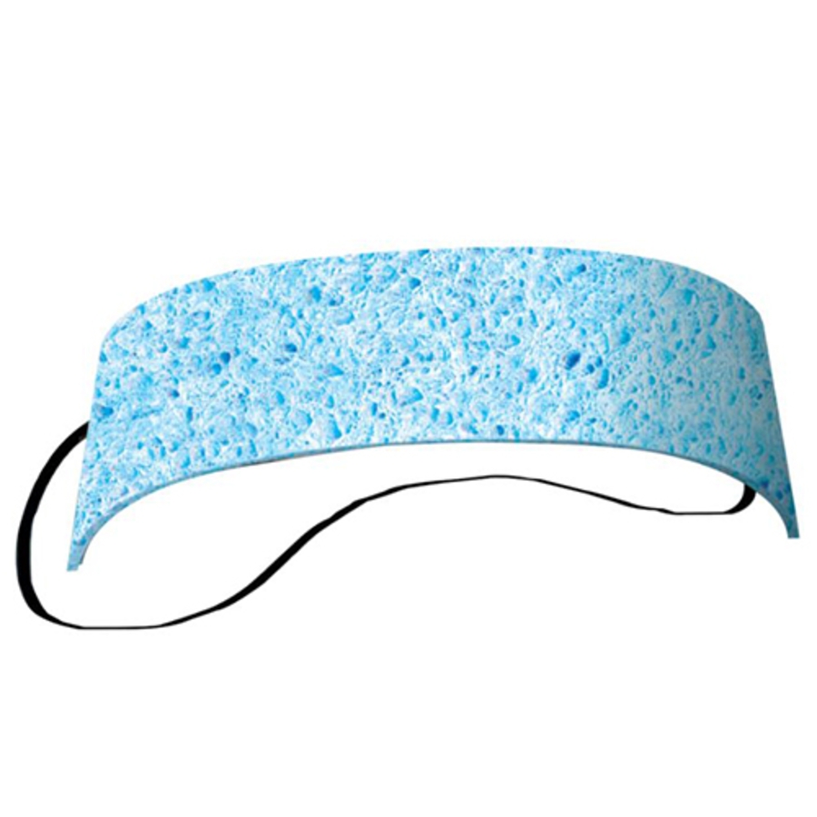 Absorbant Disposable Cellulose Sweatband, SBR25, Blue