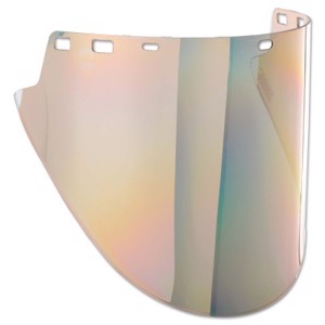 F50 Polycarbonate Special Face Shields, Gold