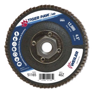 Tiger Paw Super HD Flap Disc, Type 27