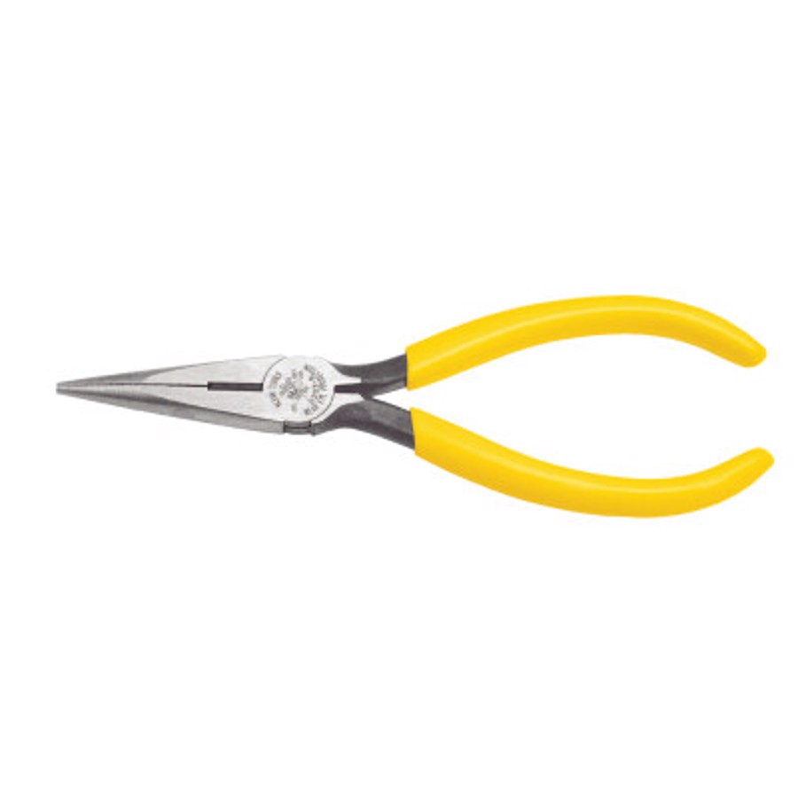 Standard Long-Nose Pliers, Steel, 6-5/8 in