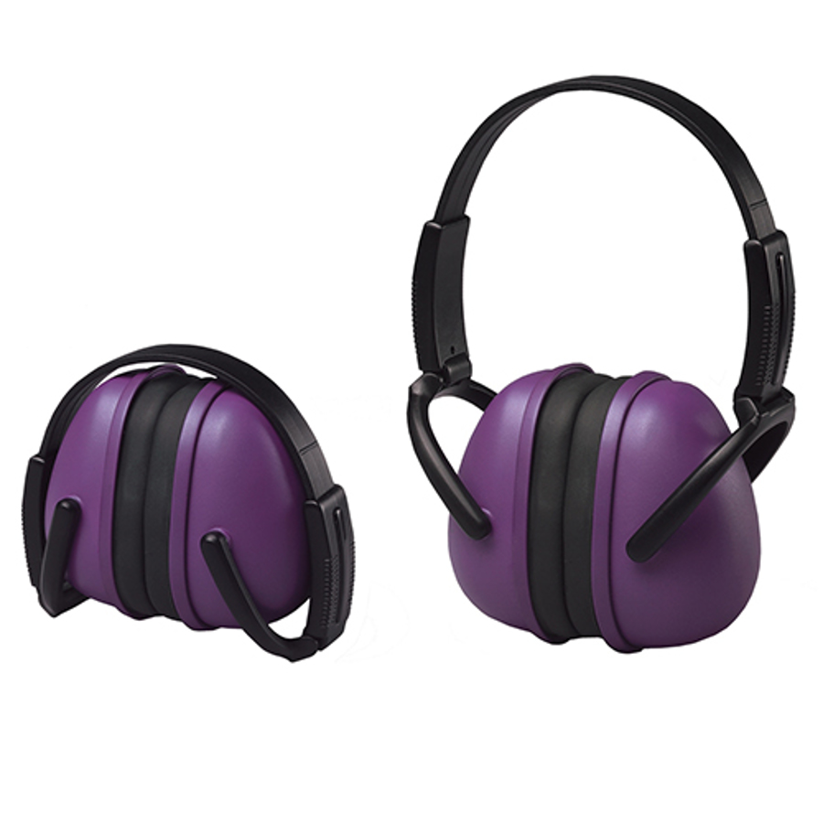 239 Foldable Earmuffs, 14243, Purple, 23 dB
