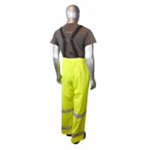 Class E Rainwear Pants, RW25P, Hi-Vis Green