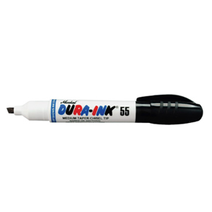 DURA-INK 25 Permanent Marker, 096223, 1/8" to 1/4" Tip, Black