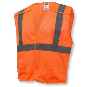 Class 2 Economy Polyester Mesh Breakaway Safety Vest, SV4