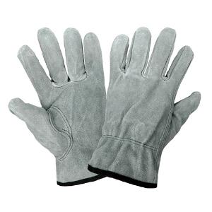 Standard Grade Split Cowhide Leather Drivers Gloves, 3200S, Gray