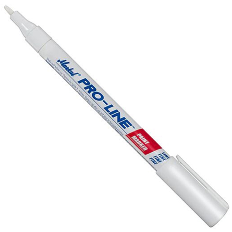 Carded PRO-LINE Fine Point Paint Marker, 096857, 1/16" Tip, White