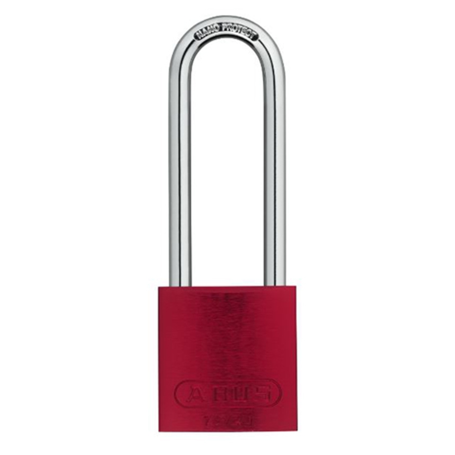72/40HB40 Aluminum Padlock, Keyed Differently, Red