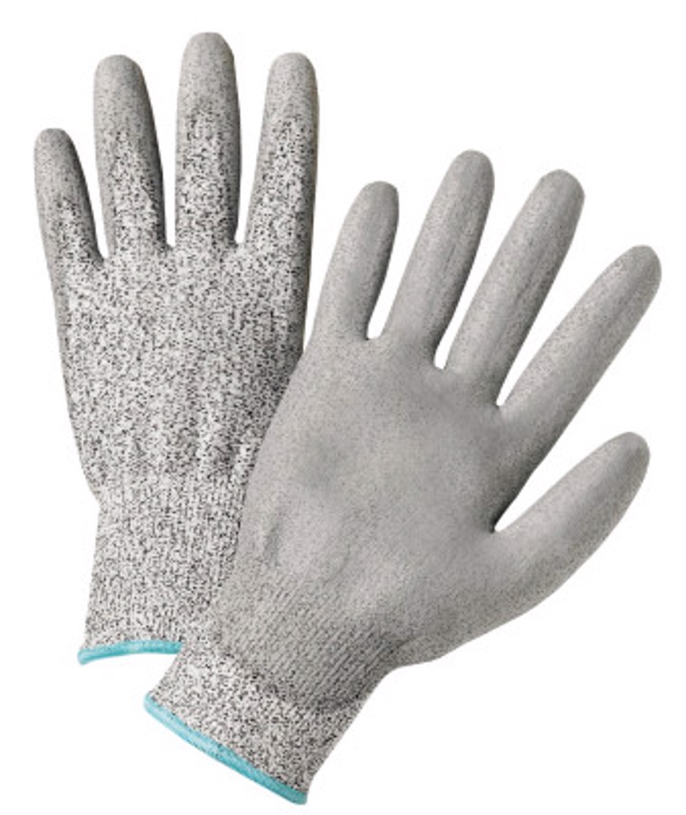 PosiGrip HPPE Coated Palm Gloves, 720DGU, Cut A2, Gray