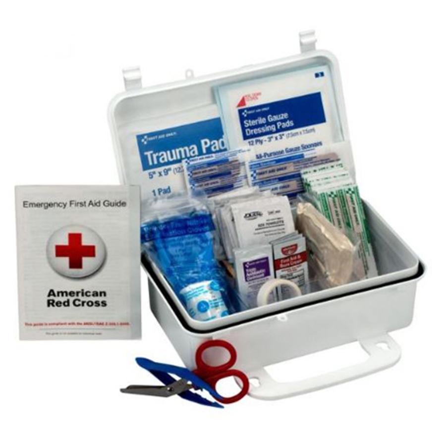 10 Person First Aid Kit, 6060, Plastic Case