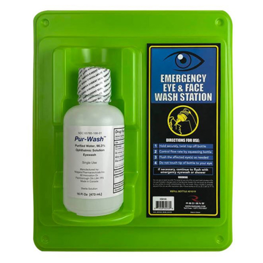 Personal Eyewash Station, REW16S, Single 16 oz