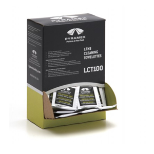 Box Of 100 Individually Packaged Lens Cleaning Towelettes, LCT100, 5"x8"