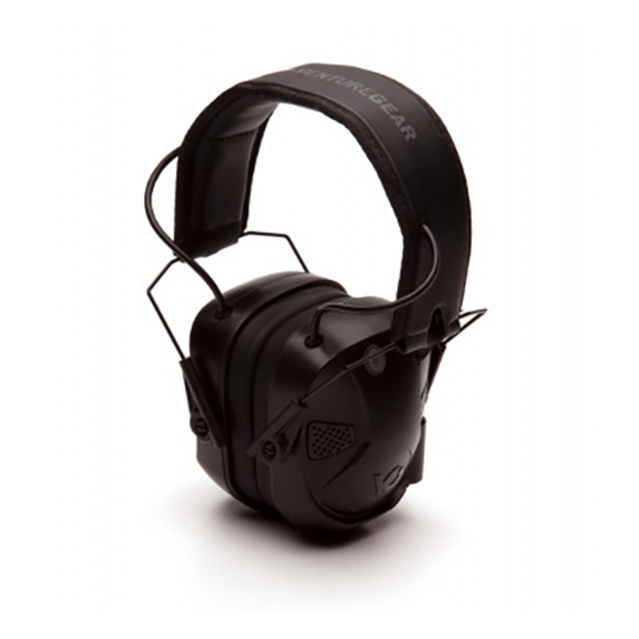 AmpBT Cushioned Headband Bluetooth Earmuffs, VGPME30BT, Black, 26 dB