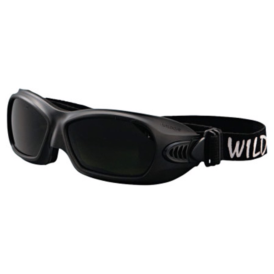 V80 Wildcat Safety Goggles, 20529, IRUV 5.0 Lens, Black Frame, Anti-Fog Coating