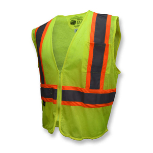 Class 2 Economy Self-Extinguishing Polyester Mesh Safety Vest, SV225