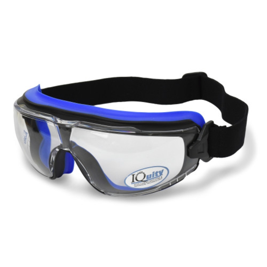 LPX IQuity Goggles, LPG1-13D, Clear Lens, Black Frame, Anti-Fog/Anti-Scratch Coating