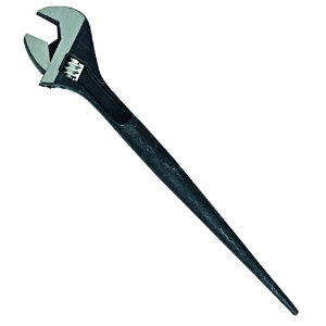Clik-Stop Adjustable Spud Wrench, J712SC, Black Oxide Finish, 16-1/8" Long, 1-1/2" Opening