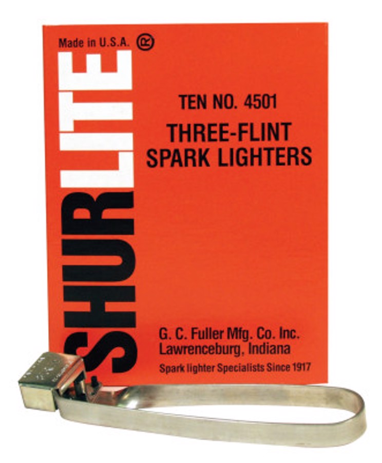 Fuller Spark Lights 4501B Lighter, Tri-Flint