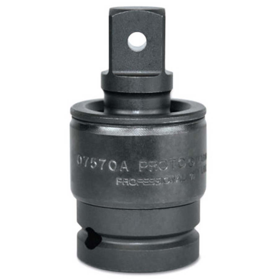 1/2" Drive Impact Universal Joint Sockets, 74470P, 1/2 in Drive, Black Oxide, 2.6" Long