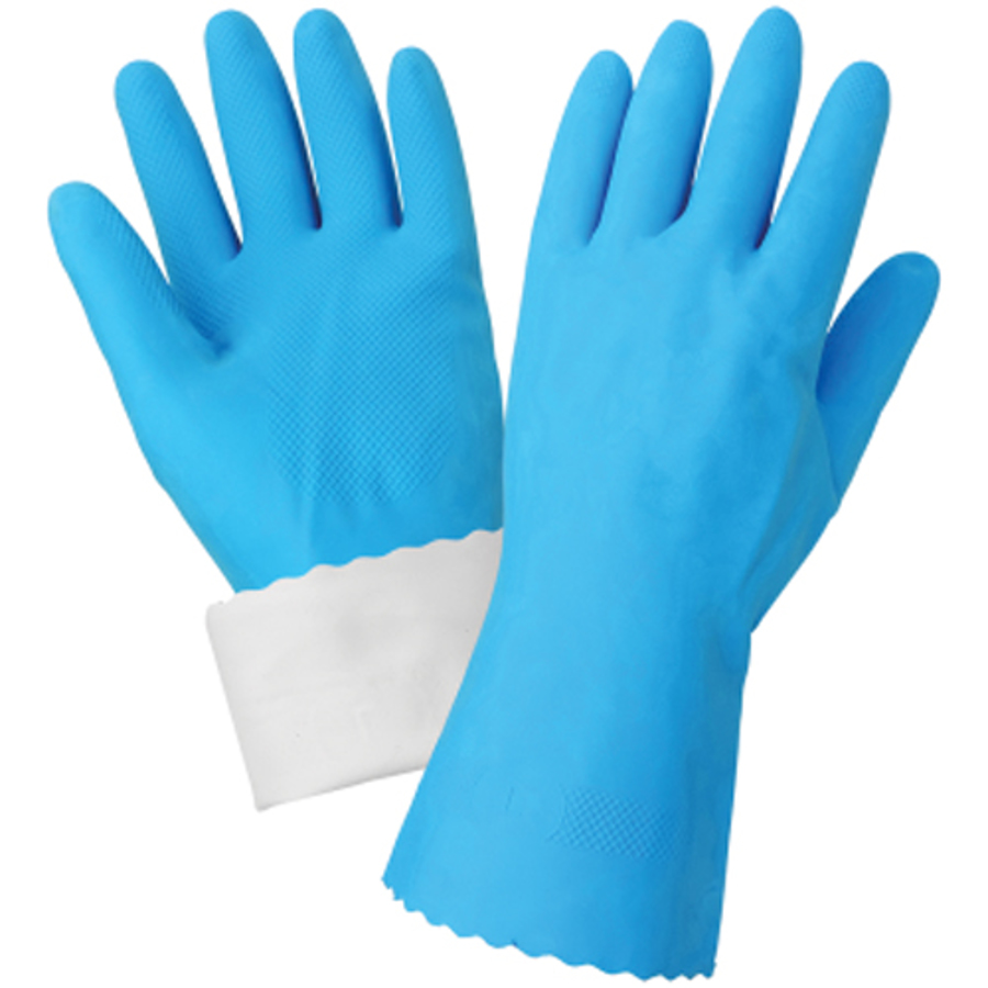 140FB Unsupported Flock-lined Latex Glove