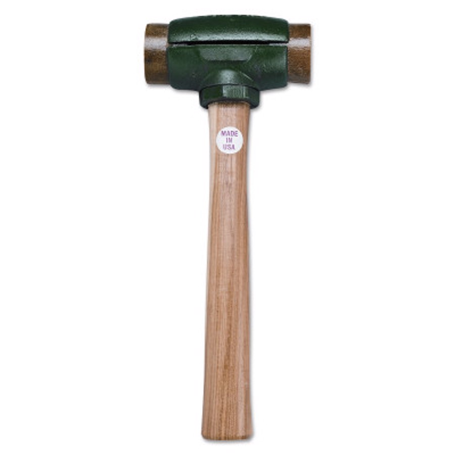 Split Head Hammers, 1-3/4 in Diameter, 14 in Handle, Rawhide