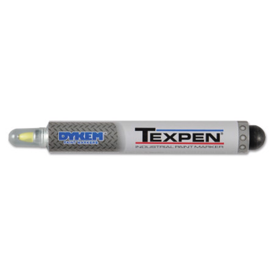 TEXPEN Fine Point Industrial Liquid Paint Marker, 16080, 3/64" Tip, White